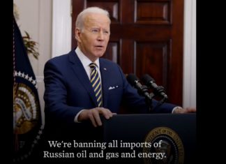 US bans energy imports from Russia Biden announces ban on Russian energy