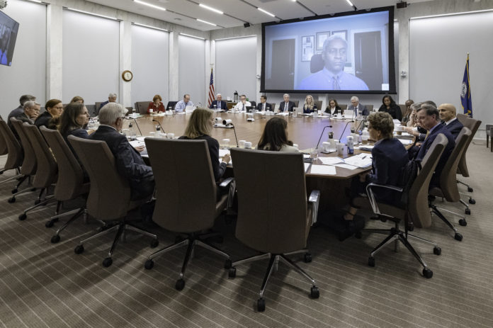 Federal Open Market Committee (FOMC) participants gather at the William McChesney Martin Jr. Building in Washington, D.C., for a two-day meeting held on June 14-15, 2022