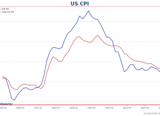 US CPI down to 2.9% in July as disinflation continues